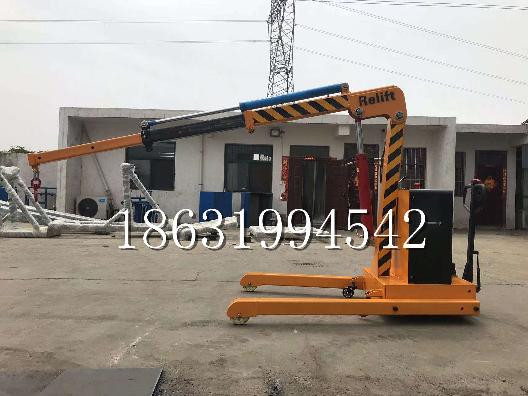 巨鹿县久征定做3吨三轮随车吊 农用园林绿化移树吊 平板工程用小吊机